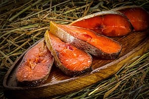 Форель холодного копчения
